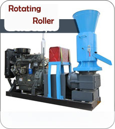 Rotating Roller Pellet Mill