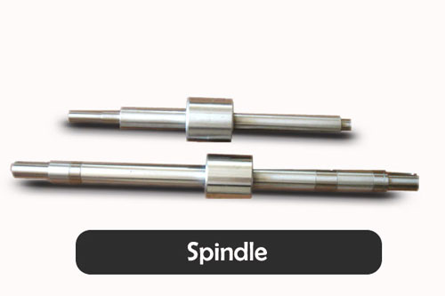 spindle for pellet machine