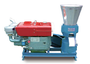 Die-rotating pellet mill