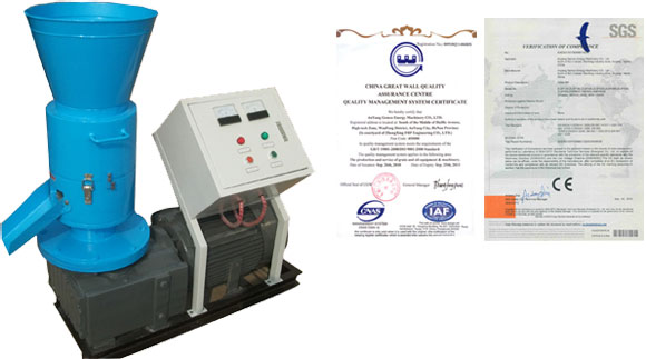 certified electric pellet machine