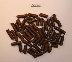 leaves pellets