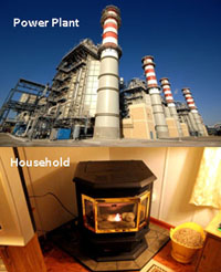 wood pellets used for power plants and household